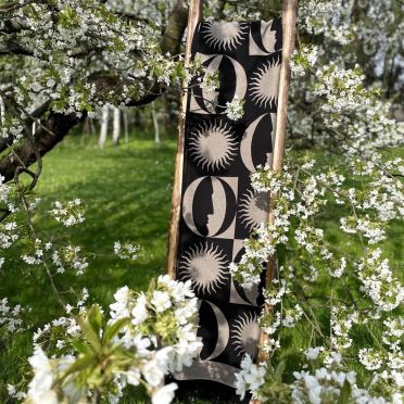 TKANY PLED BAMBUSOWO BAWEŁNIANY PERUNOWE NIEBO